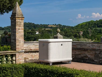 ARALIA - Resin garden cabinet by Samuele Mazza Outdoor - view 2
